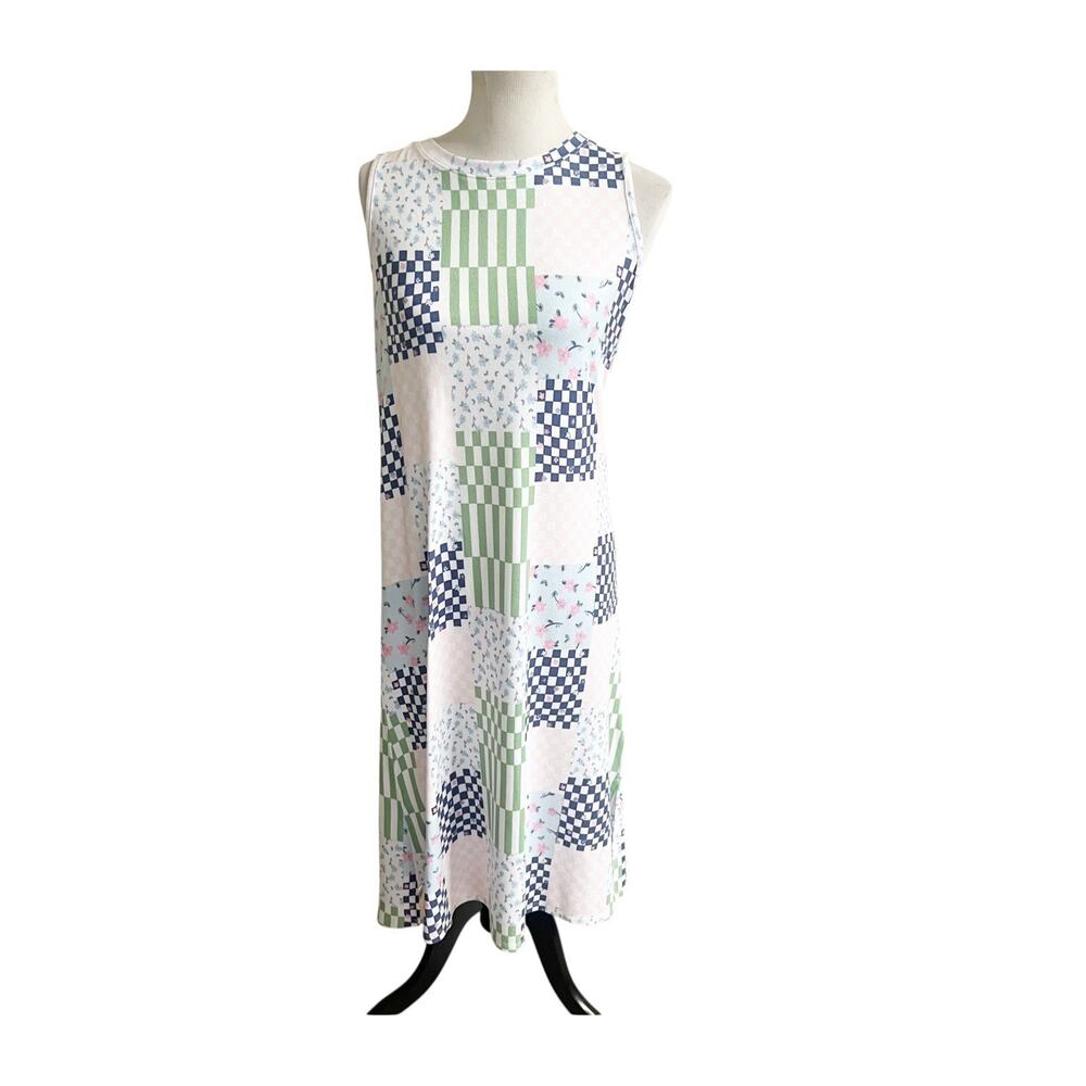 Roudelain Whisperluxe Women’s Long Nightgown Soft As A Cloud NWT XS Patchwork